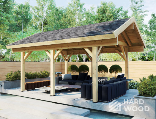 Крытая беседка для дачи №79 - фото 1860