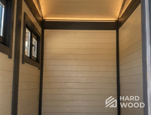 Беседка из дерева с окнами в пол №95 - фото 2265